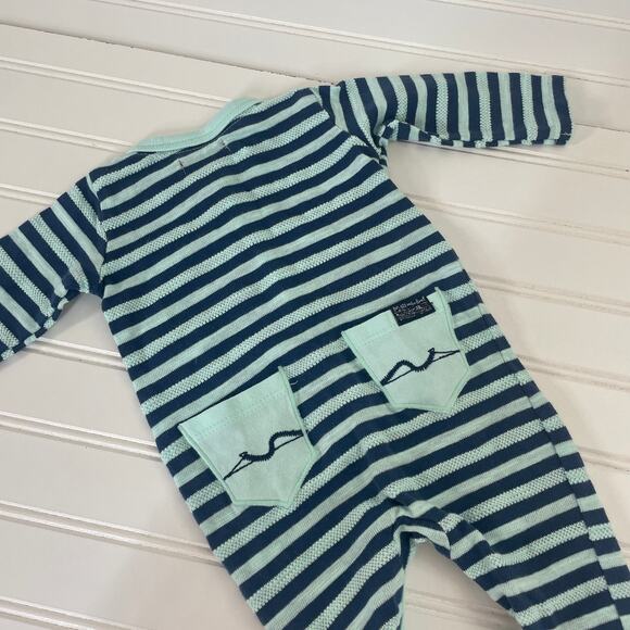 Janie & Jack 7 for all Mankind Robeez Overall Onesies Bootie SET Size 3-6 MO - Picture 4 of 7